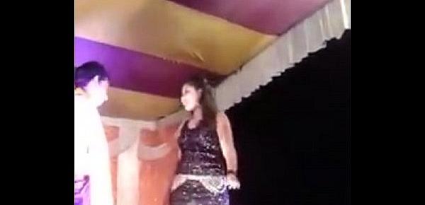  Sexy Hot Desi Teen Dancing On Stage in Public on Sex Song
